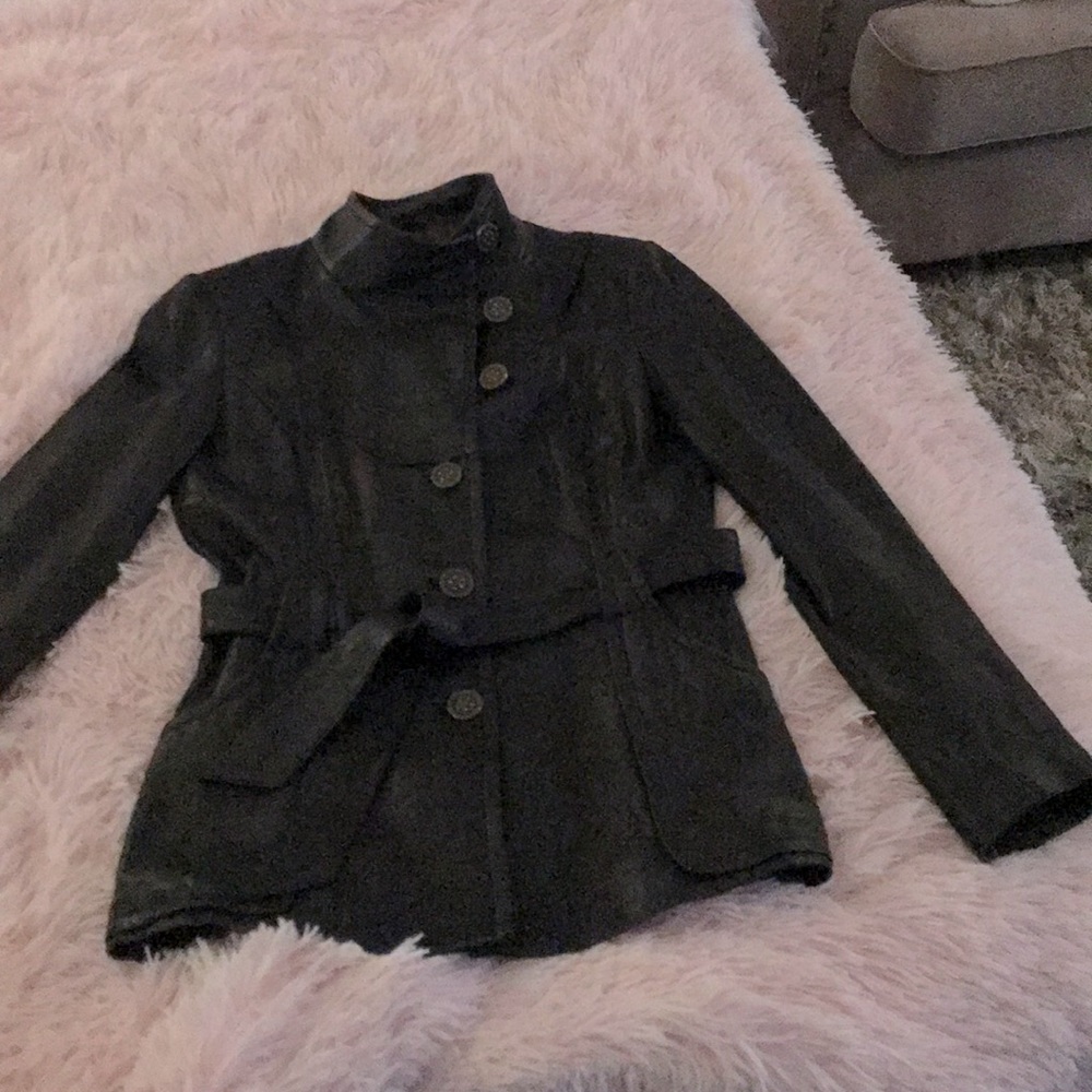 Danier leather jacket with belt